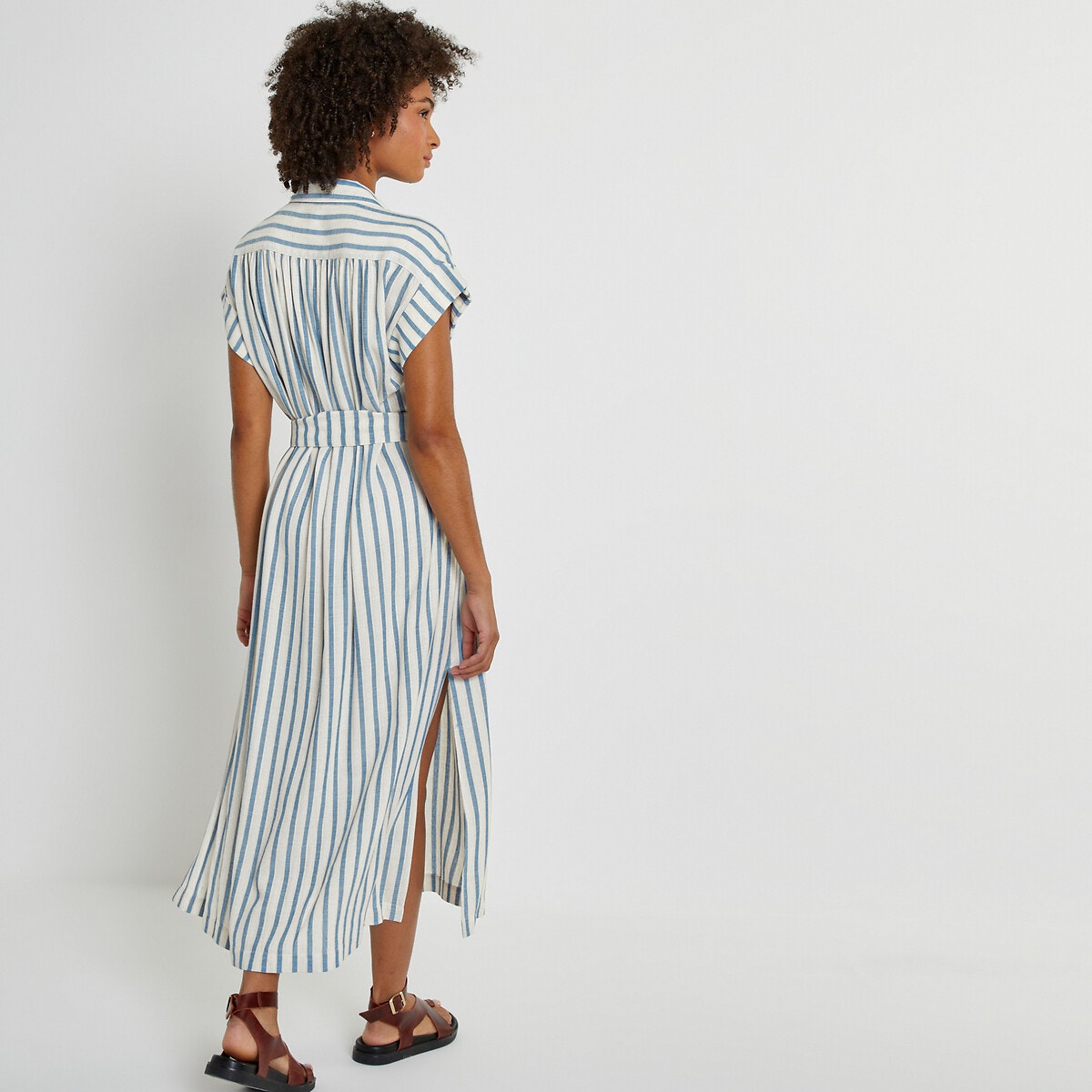 robe bleue femme