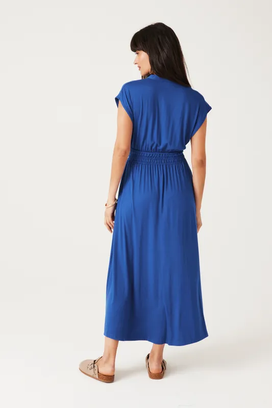 robe bleue femme