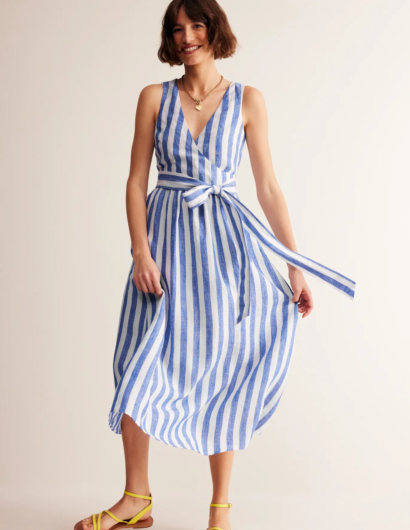 robe bleue femme