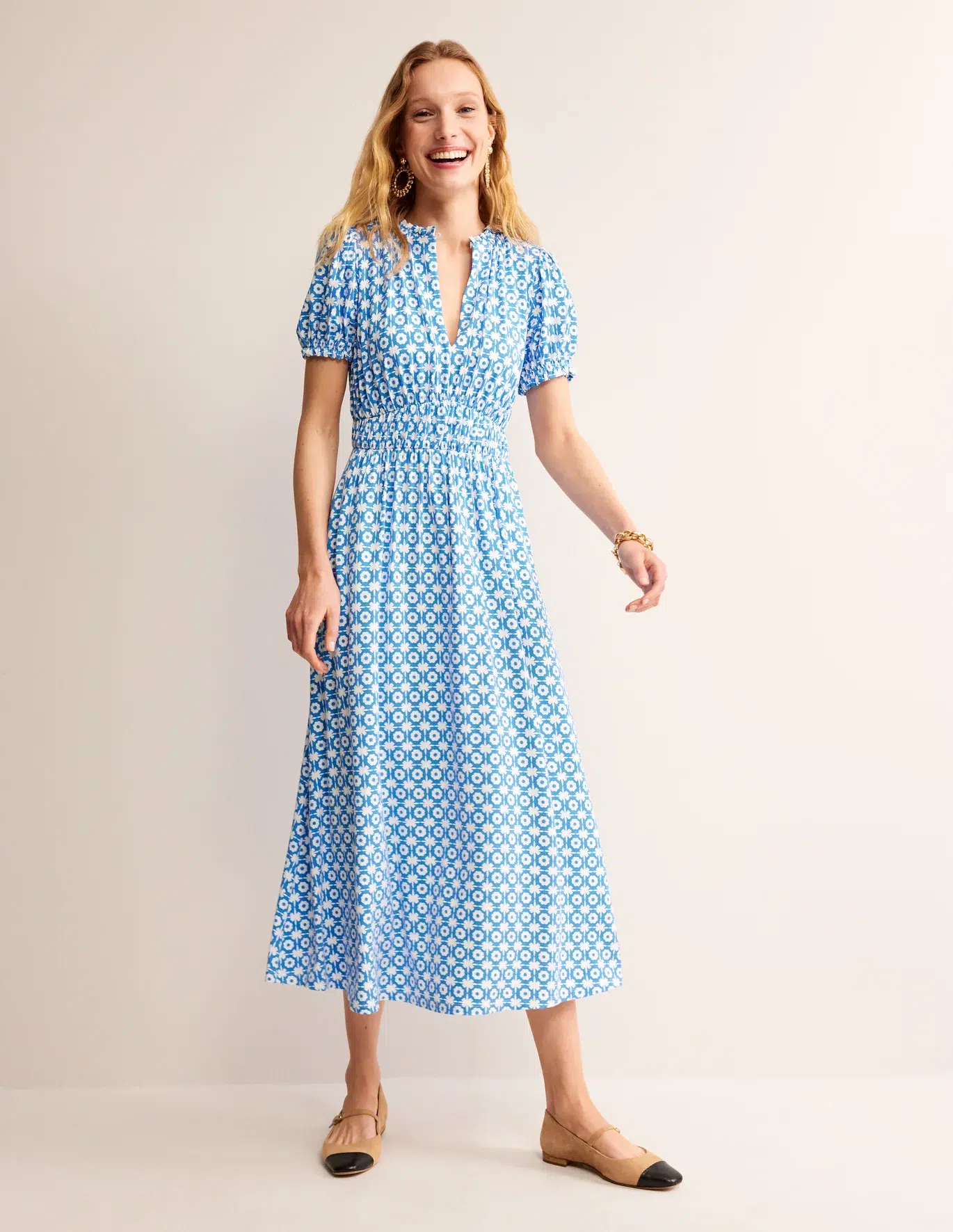 robe bleue femme