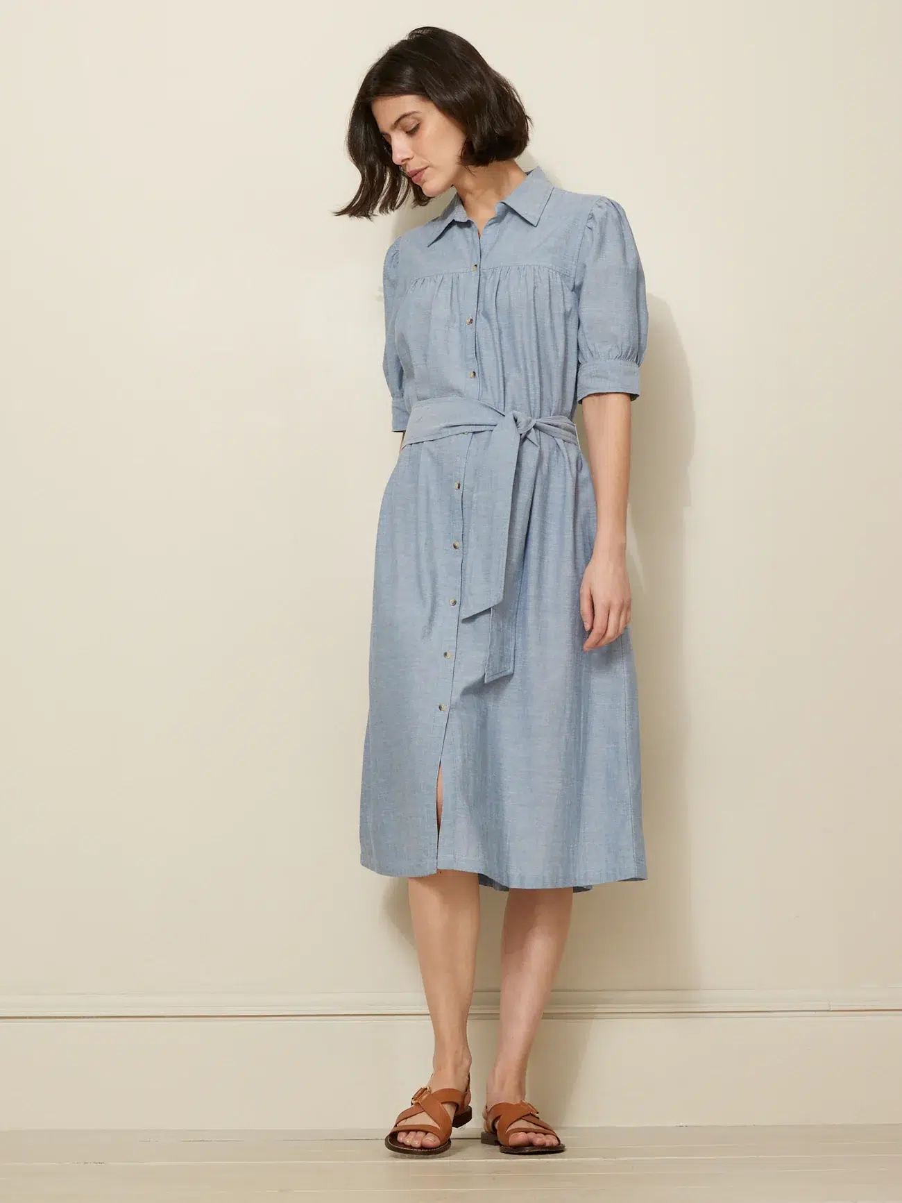 robe bleue femme