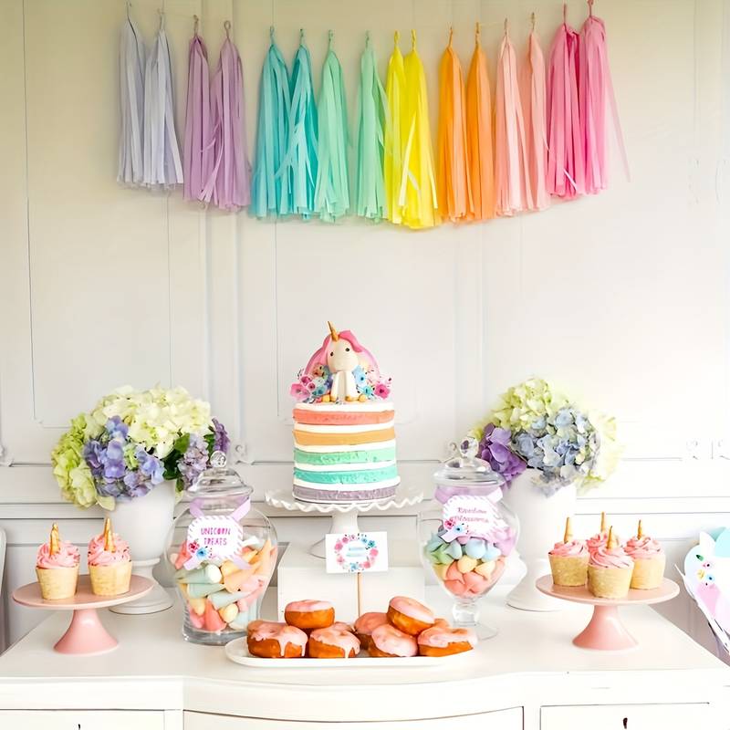 anniversaire licorne sweet table decoration