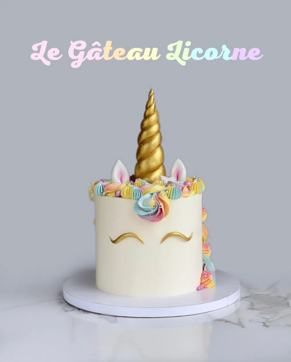 gateau licorne