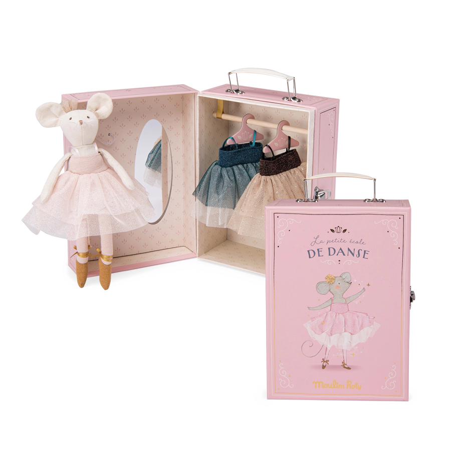 valise a tutus souris la petite ecole de danse moulin roty
