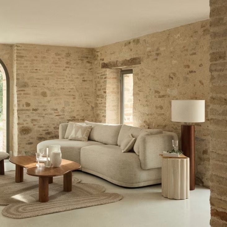 canape arrondi angle maisons du monde
