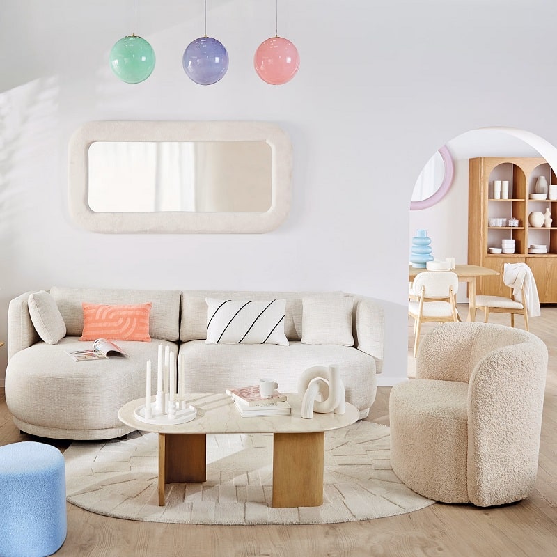 canape arrondi modjo maisons du monde