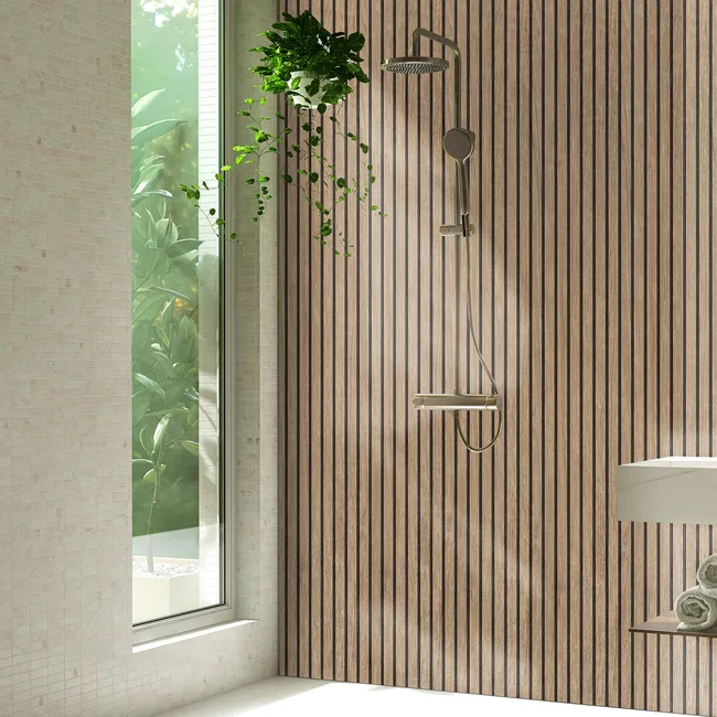 panneau pvc mural renovation salle de bain douche