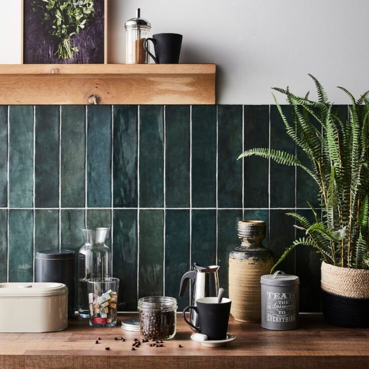 zellige credence cuisine carrelage