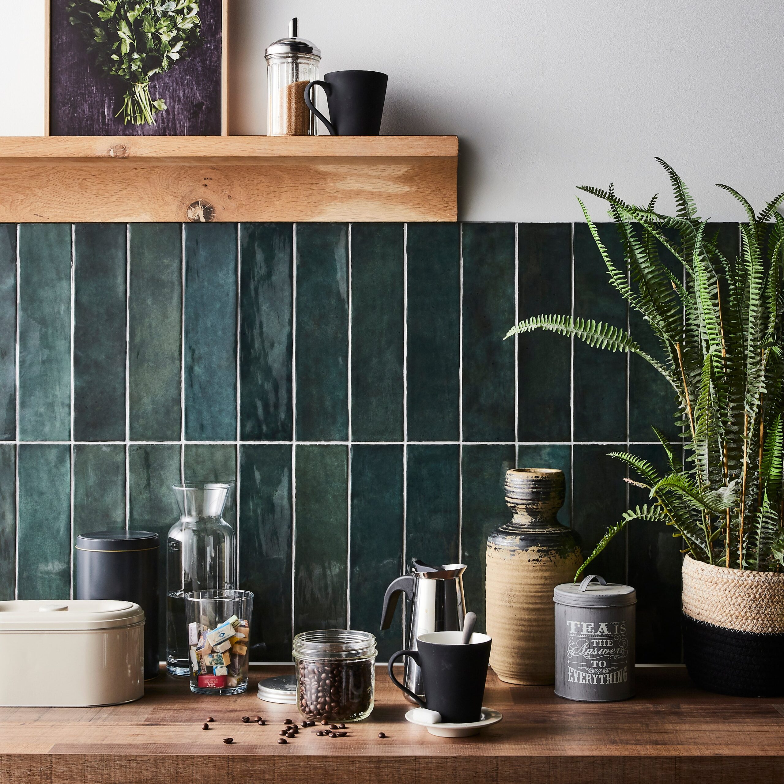 zellige credence cuisine carrelage