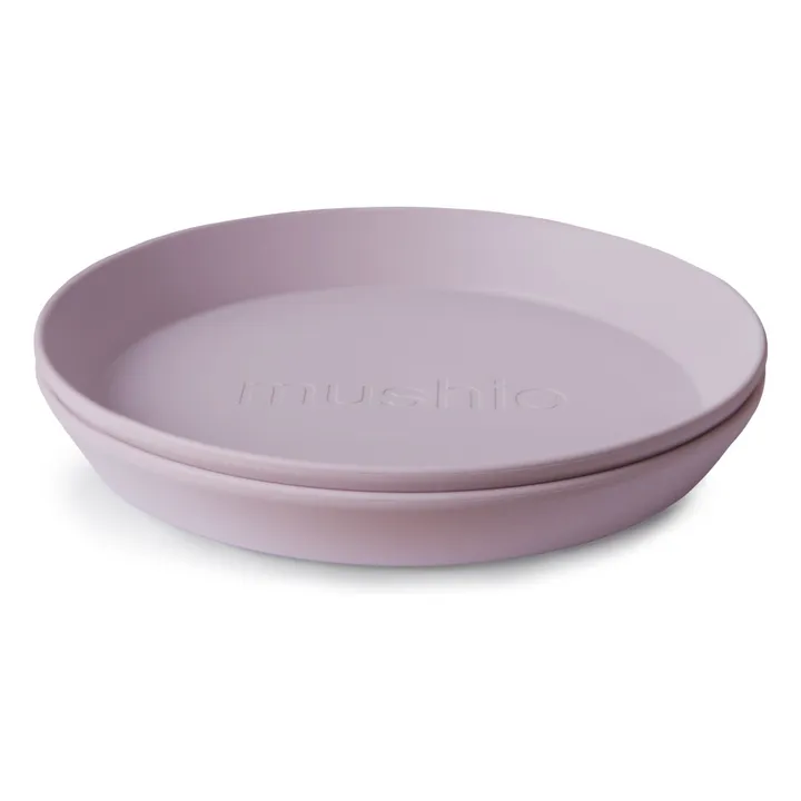 assiette mushie lilas