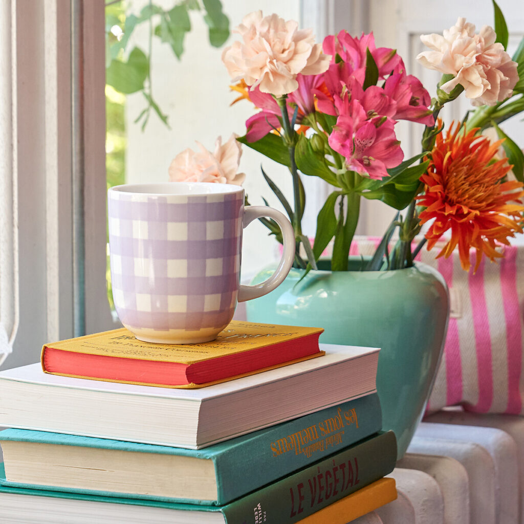 mug vichy lavande