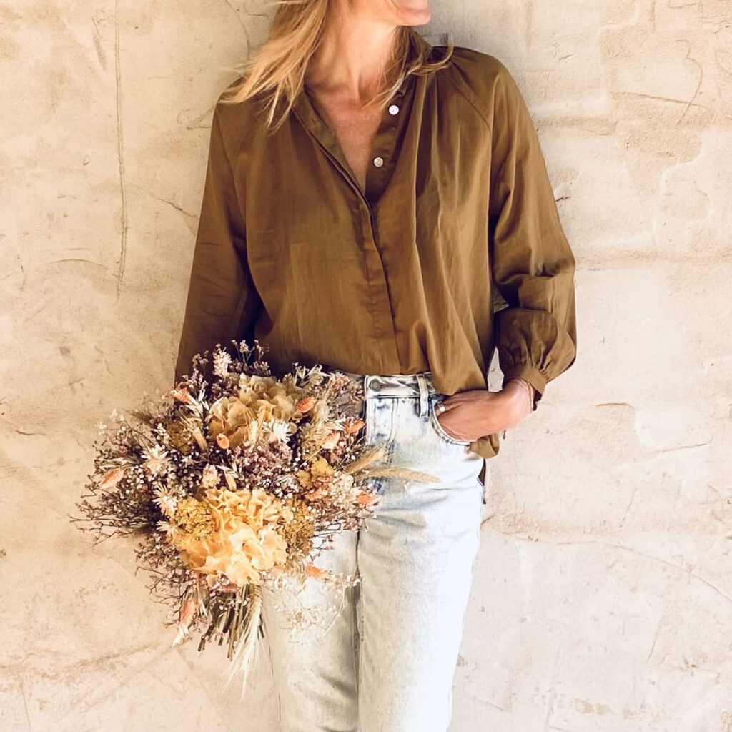 blouse femme gaze coton