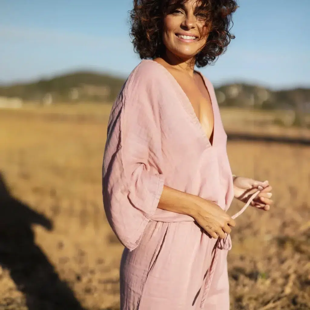 combinaison femme gaze coton