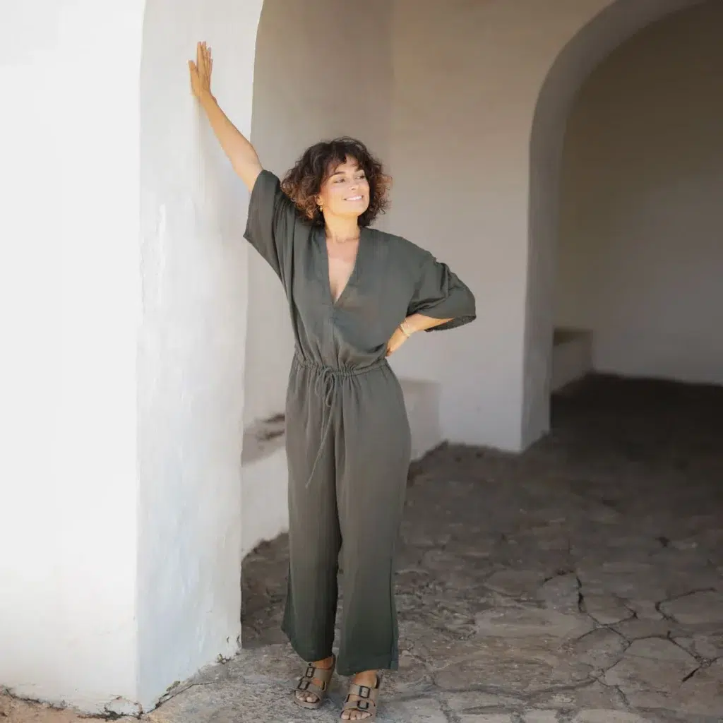combinaison femme gaze coton