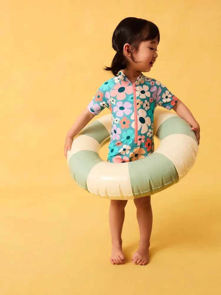 maillot de bain colore paillettes enfant