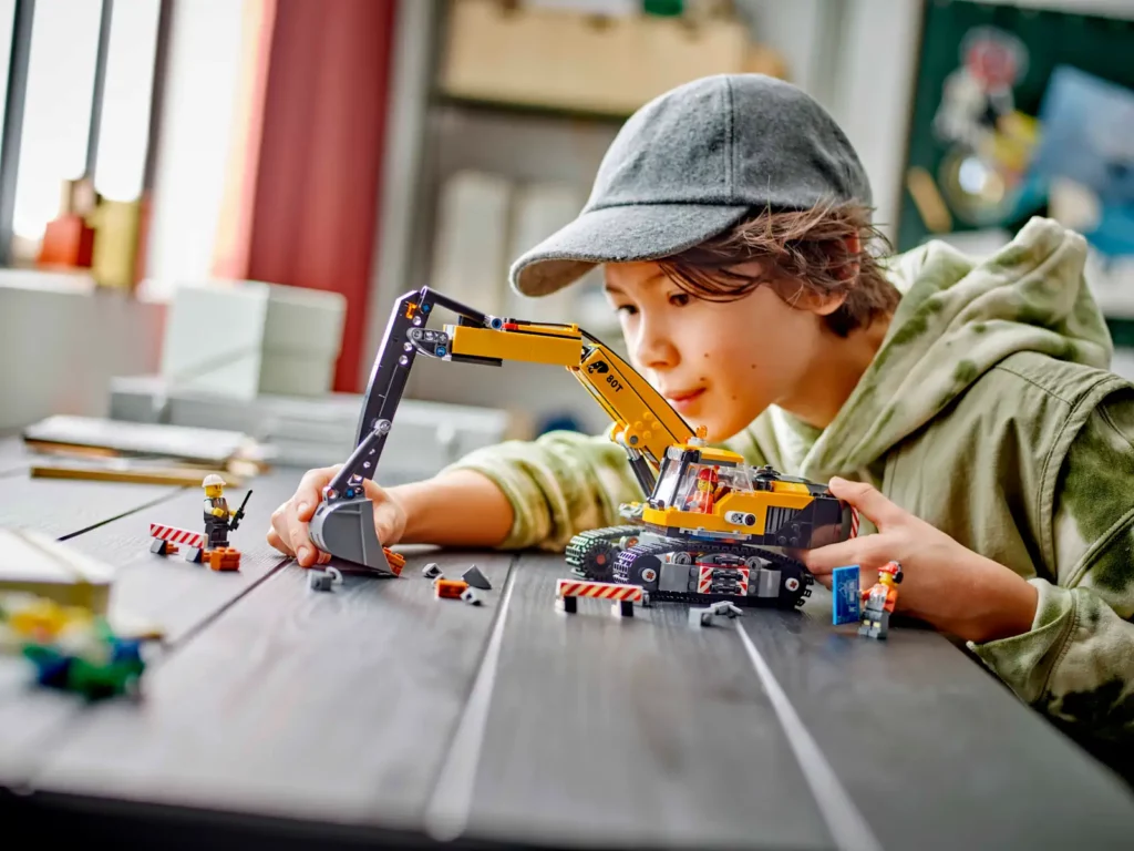PELLETEUSE CHANTIER LEGO CITY