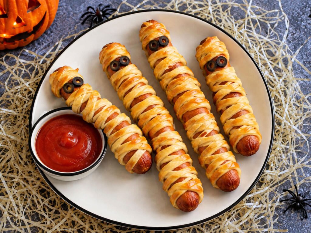 momies saucisse halloween knacki feuilletee