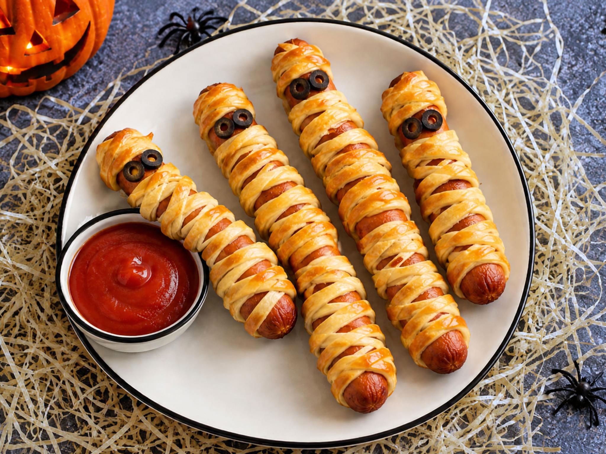 momies saucisse halloween knacki feuilletee