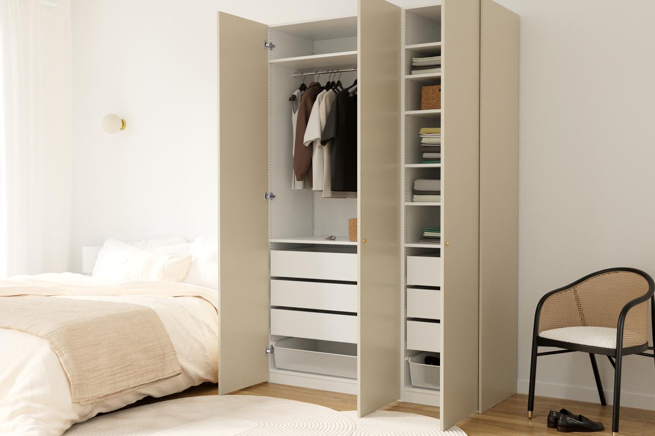 dressing ikea plum facade plum