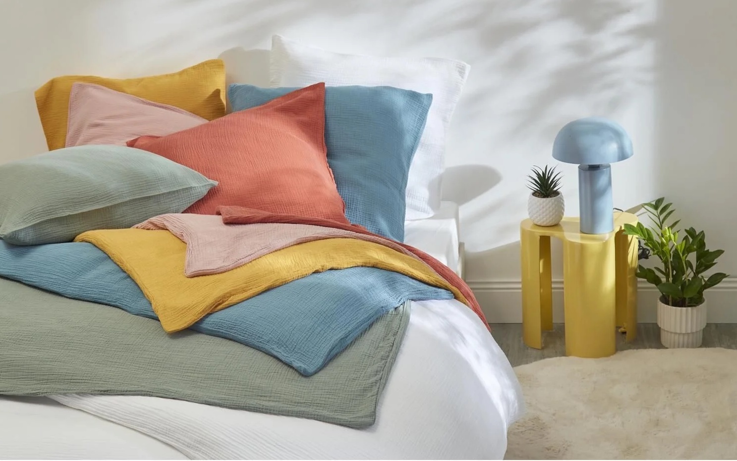 parure couette gaze coton pas chere carrefour copie