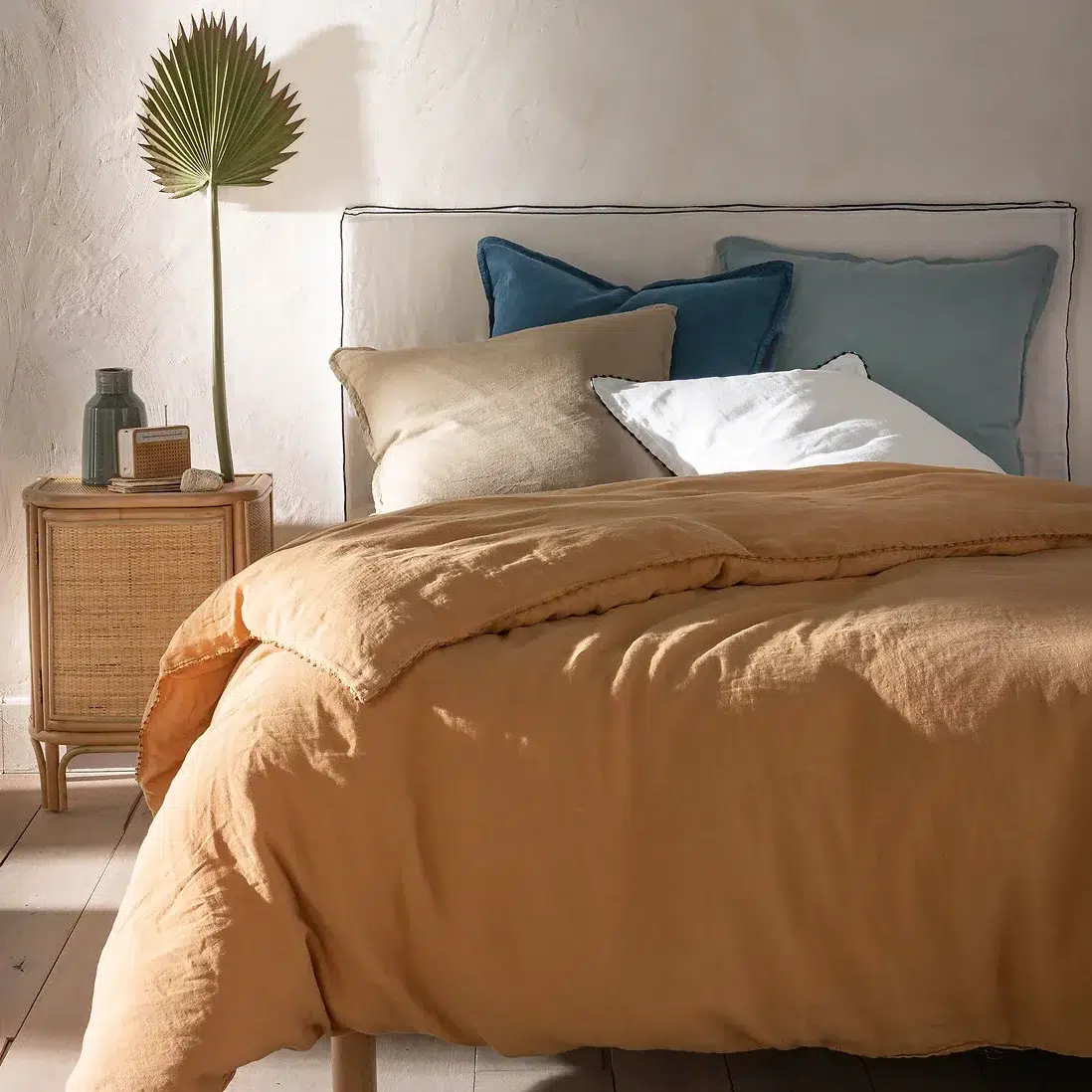 housse couette lin la redoute pas cher
