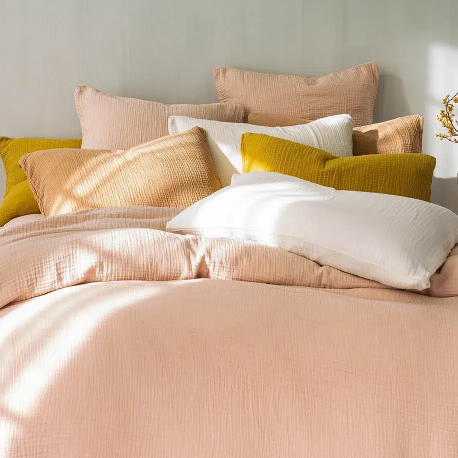 housse couette parure gaze coton laredoute