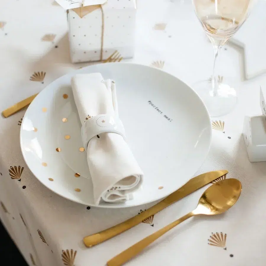 nappe deco table noel