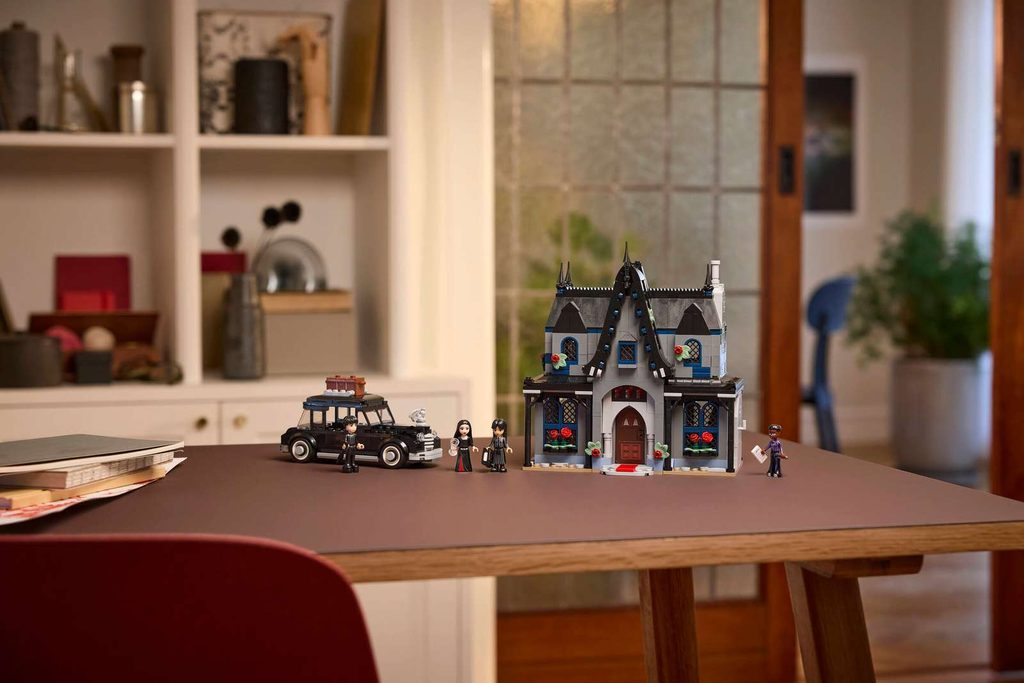 decoration halloween lego manoir morticia